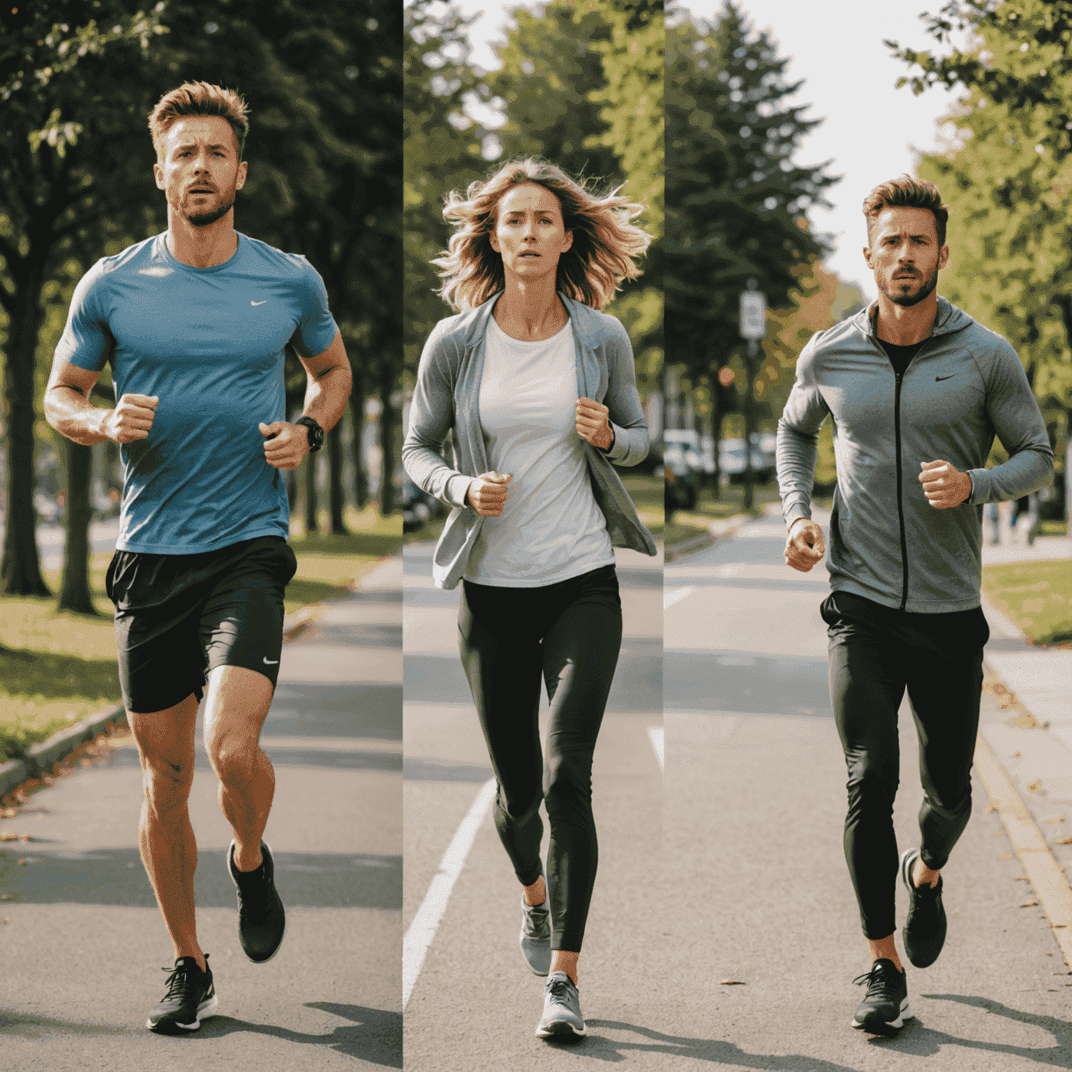 A split image showing a stressed person rushing in the morning versus a calm, organized individual following a structured routine
